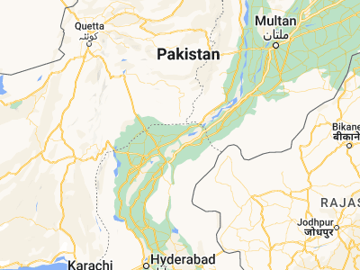 Map showing location of Kandhkot (28.24396, 69.18235)