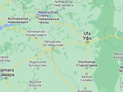 Map showing location of Kandry (54.56667, 54.11667)