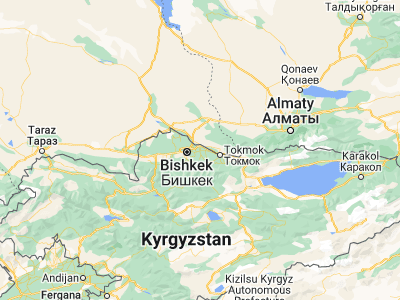 Map showing location of Kant (42.89106, 74.85077)