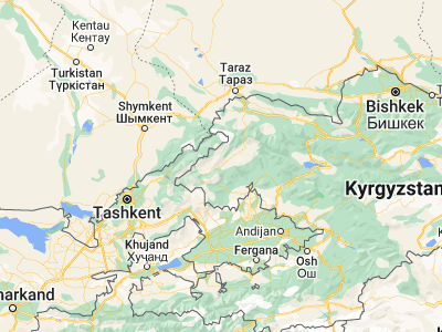 Map showing location of Kanysh-Kyya (41.76536, 71.09181)