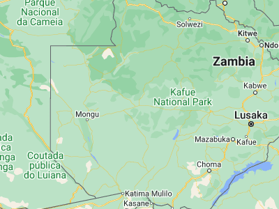 Map showing location of Kaoma (-14.78333, 24.8)