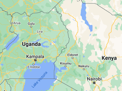 Map showing location of Kapchorwa (1.40096, 34.45038)