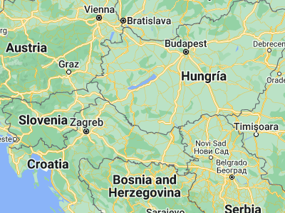 Map showing location of Kaposmérő (46.36167, 17.704)
