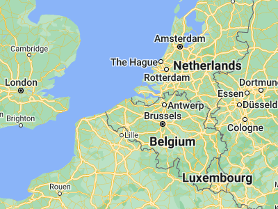 Map showing location of Kaprijke (51.2172, 3.61519)