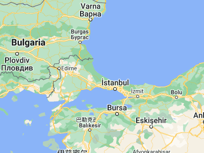 Map showing location of Karacaköy (41.40286, 28.38338)