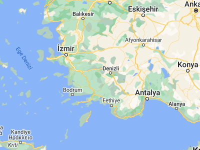 Map showing location of Karacasu (37.72816, 28.60569)