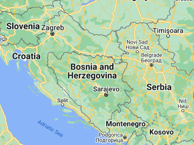 Map showing location of Karadaglije (44.57065, 18.01774)