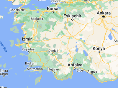 Map showing location of Karahallı (38.32083, 29.53028)