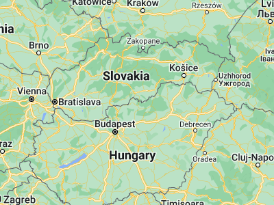 Map showing location of Karancslapujtő (48.15, 19.73333)