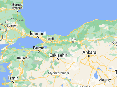 Map showing location of Karapürçek (40.64194, 30.53944)