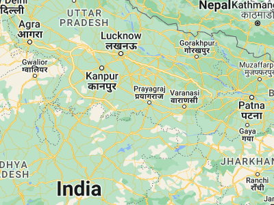 Map showing location of Karārī (25.45241, 81.42675)