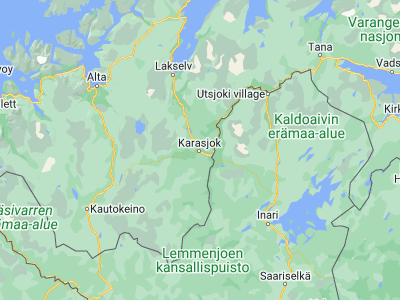 Map showing location of Karasjok (69.47187, 25.51122)