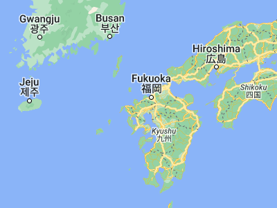 Map showing location of Karatsu (33.4425, 129.96972)