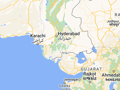 Map showing location of Kario (24.80817, 68.60448)