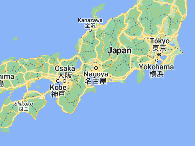 Map showing location of Kariya (34.98333, 136.98333)