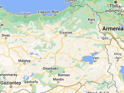 Map showing location of Karlıova (39.29833, 41.01417)