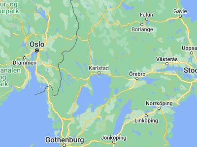 Map showing location of Karlstad (59.3793, 13.50357)