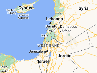 Map showing location of Karmi’el (32.91669, 35.29918)