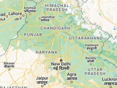 Map showing location of Karnāl (29.69009, 76.98839)