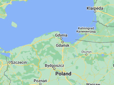 Map showing location of Kartuzy (54.33424, 18.19735)