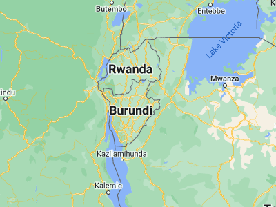 Map showing location of Karuzi (-3.10608, 30.17351)