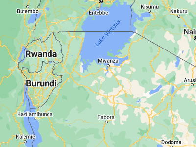 Map showing location of Kasamwa (-2.85, 32.43333)