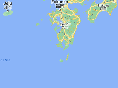 Map showing location of Kaseda (31.41667, 130.31667)