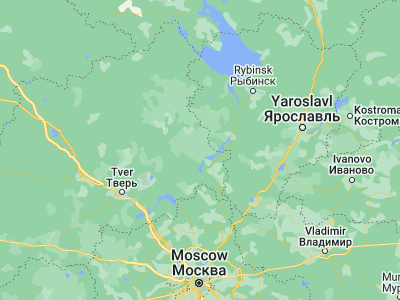 Map showing location of Kashin (57.35917, 37.60806)