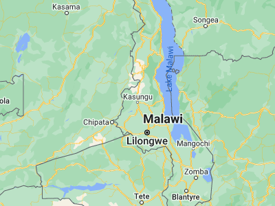 Map showing location of Kasungu (-13.03333, 33.48333)