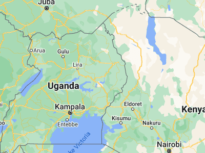 Map showing location of Katakwi (1.89111, 33.96611)