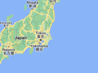 Map showing location of Katori (35.89767, 140.49943)