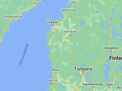 Map showing location of Kauhajoki (62.43333, 22.18333)