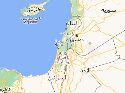 Map showing location of Kaukab Abū el Hīja (32.83155, 35.24848)