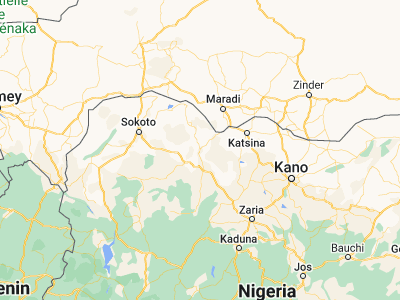 Map showing location of Kaura Namoda (12.58979, 6.57791)