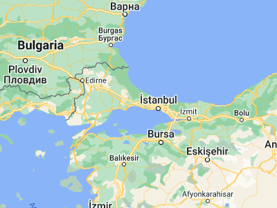 Map showing location of Kavaklı (41.09258, 28.33172)