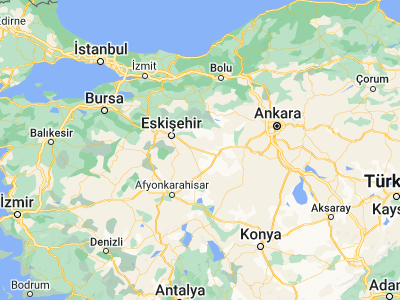 Map showing location of Kaymaz (39.51667, 31.17972)