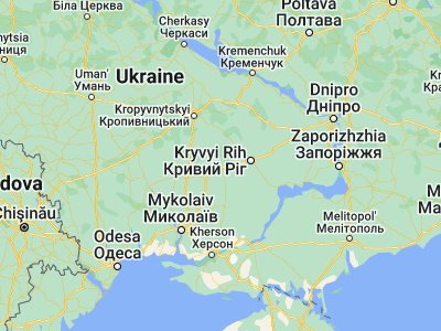 Map showing location of Kazanka (47.84625, 32.82177)