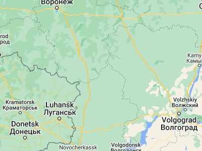 Map showing location of Kazanskaya (49.79333, 41.14667)