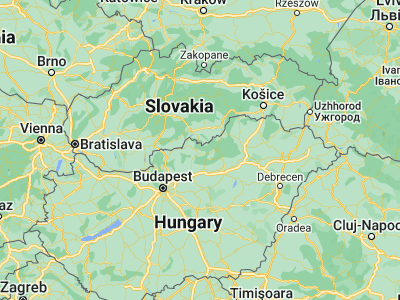 Map showing location of Kazár (48.04952, 19.86143)