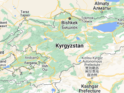 Map showing location of Kazarman (41.40452, 74.02828)