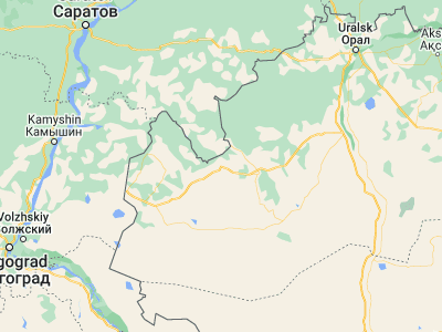 Map showing location of Kaztalovka (49.76612, 48.68902)