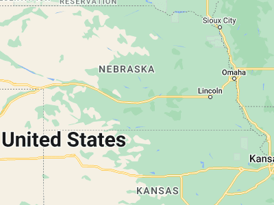 Map showing location of Kearney (40.69946, -99.08148)