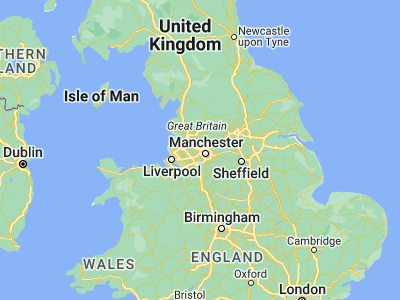 Map showing location of Kearsley (53.53333, -2.38333)
