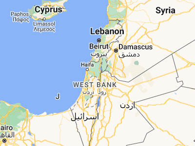 Map showing location of Kefar Tavor (32.68656, 35.42118)