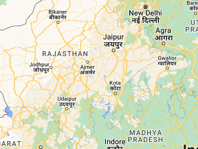 Map showing location of Kekri (25.97132, 75.14992)