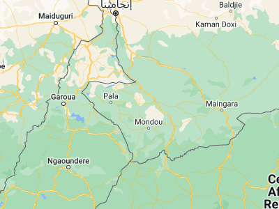 Map showing location of Kelo (9.30859, 15.80658)