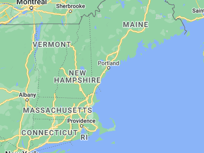 Map showing location of Kennebunk (43.38397, -70.54478)