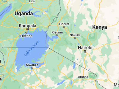Map showing location of Keroka (-0.77584, 34.94531)