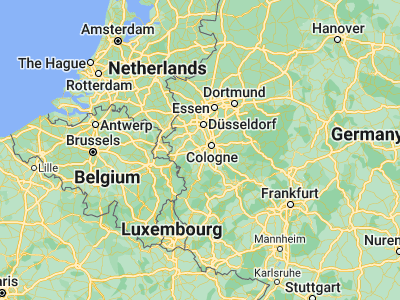 Map showing location of Kerpen (50.86991, 6.69691)