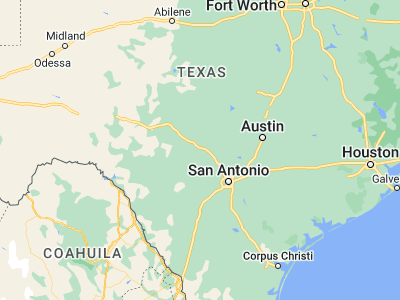 Map showing location of Kerrville (30.04743, -99.14032)